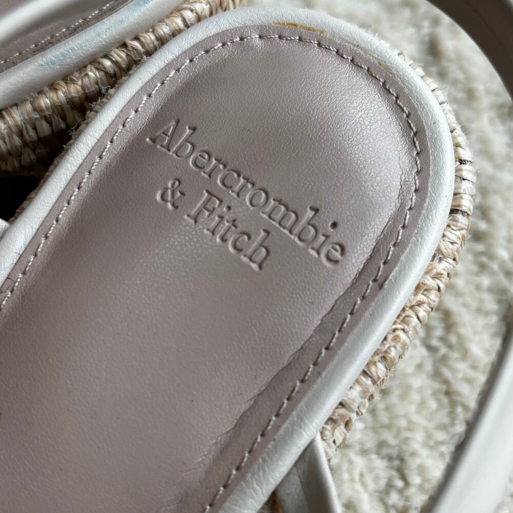 White Ankle-Strap Espadrille Sandals - Women - Picture 5 of 8